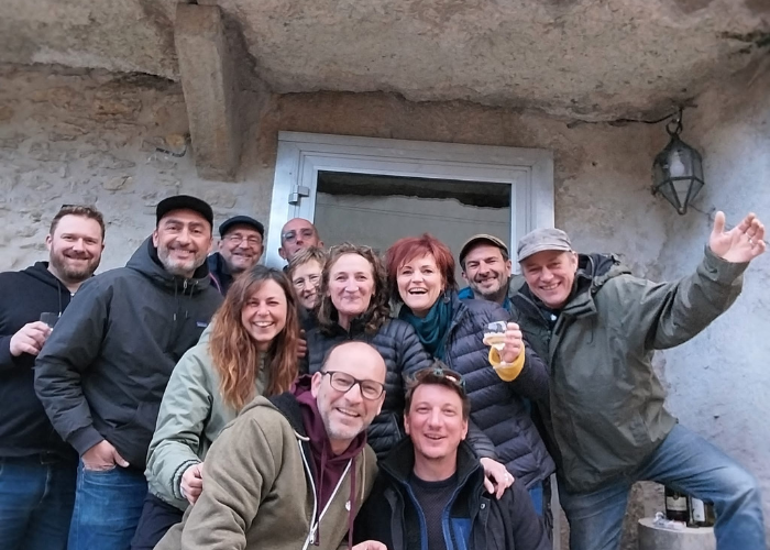 photo de l'ouverture officielle de l'épicerie
