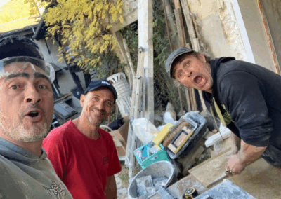 photo du chantier participatif de l'épicerie toketa partie 2
