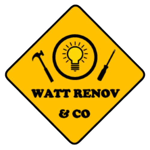 logo de watt renov & co électricien à l'abergement de varey